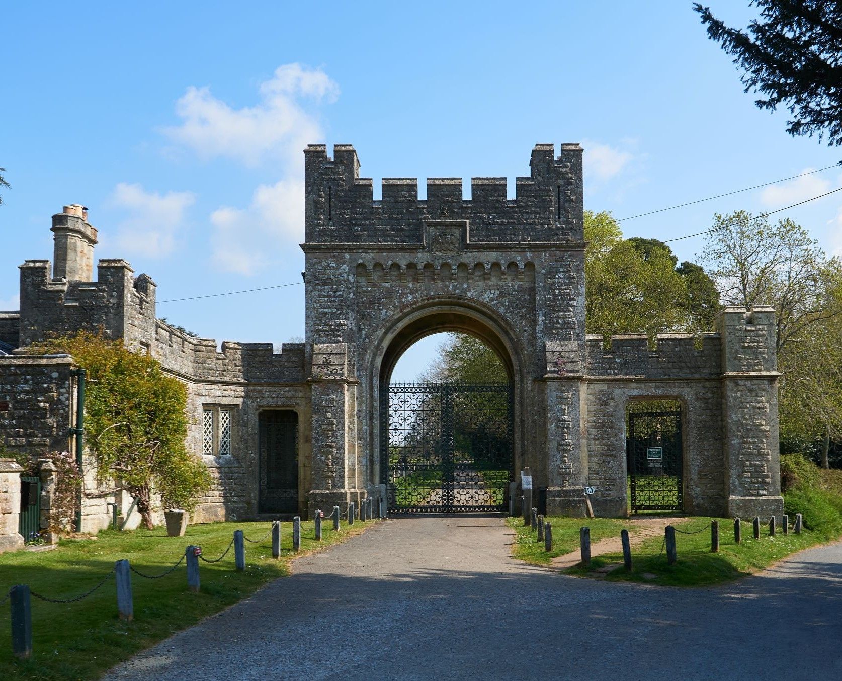 Witchampton large stone arch